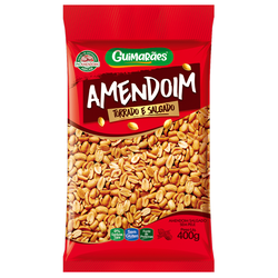 Amendoim Torrado Salgado 400g - Guimarães Alimentos
