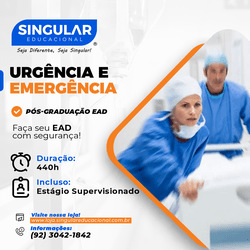  ENFERMAGEM EM URGÊNCIA E EMERGÊNCIA - 06, 08 OU 1... - SINGULAR