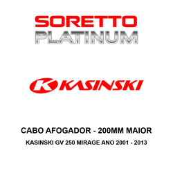 Cabo Afogador Alongado 200mm Maior - Kasinski Gv 2... - SORETTO