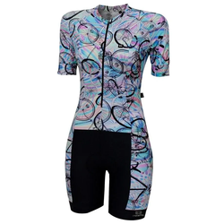 Macaquinho Manga Curta Marcio May Slim Fit Rainbow... - Station Bike