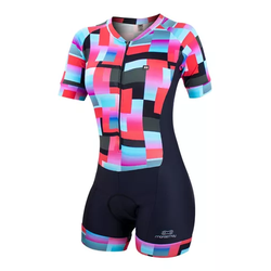 Macaquinho Manga Curta Marcio May Slim Fit Colorfu... - Station Bike