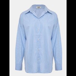 Camisa Listrada Azul Nori - 28305 - STILOMOR