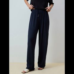 Calça Linho Marinho Anselmi - 47670 az - STILOMOR