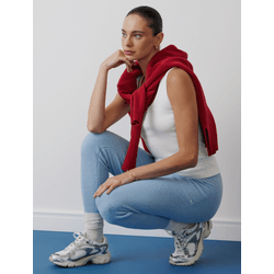 Calça Fio Nuvem c/ Punho Nori Azul Ceu - 26194 - STILOMOR