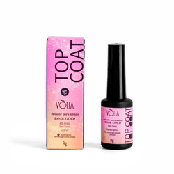 Top Coat Rosé Gold 9g Vòlia - Bella Store