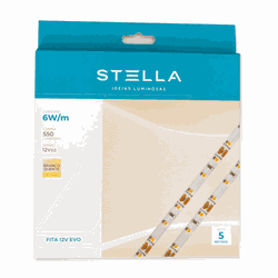 Fita de LED Evo Branco Quente 12V 6W 3000K - Stell... - Studio Arqcasa
