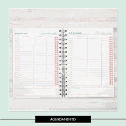 Miolo para Caderno - Agendamento - AGEN22 - Studio Office K