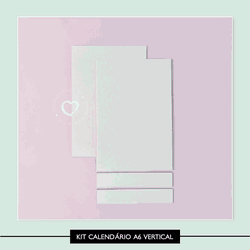 Kit para Calendário - A6 Vertical - A6V15 - Studio Office K