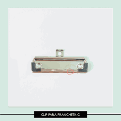 Clip para prancheta - 10 cm Níquel - CPG10 - Studio Office K