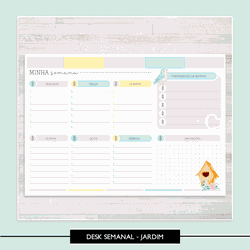 Desk Planner Jardim - 79BABD - Studio Office K