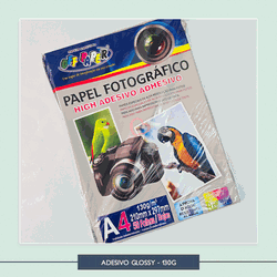 Papel Adesivo Fotográfico - GLOSSY 130 - OFF10527 - Studio Office K