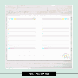 Agenda Permanente - KIDS - APKA5 - Studio Office K