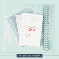 Kit Agenda 2024 - COMPLETO - KA24CP - Studio Office K