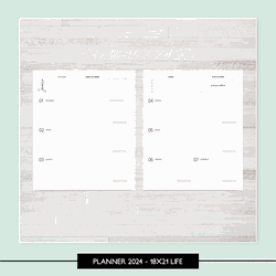 Planner 2024 - 18x21 - LIFE - LIFE2024 - Studio Office K