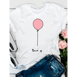 Camiseta Estampada Frente Bexiga Balão Dream Up - ... - Atacado Leandrinho