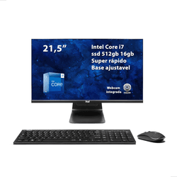 Computador All In One i7 21,5” Ssd 512GB 16G Ram B... - Ital Computadores