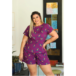 Conjunto Anna grape - TA241760 - TAMTAUM PLUS SIZE FASHION