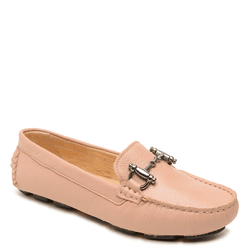 MOCASSIM DRIVE EM COURO NUDE - Mezzo Punto