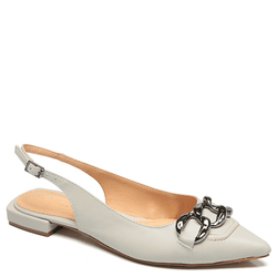 SAPATILHA SLINGBACK COURO GELO - Mezzo Punto