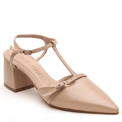 SCARPIN VERONA COURO NUDE - Mezzo Punto