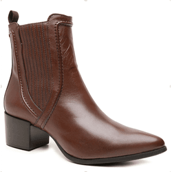 BOTA EM COURO CABRA MARROM - Mezzo Punto