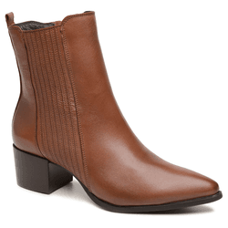 BOTA ESSENZA EM COURO WHISKY - Mezzo Punto