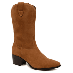 BOTA LÍVIA WESTERN CAMURÇA WHISKY - Mezzo Punto