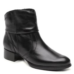 BOTA CANO BAIXO COURO CABRA CELTA PRETO - Mezzo Punto