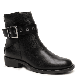 BOTA CANO CURTO COURO GENEBRA PRETO - Mezzo Punto