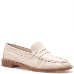 MOCASSIM EXTRA CONFORT COURO VERNIZ OFF WHITE - Mezzo Punto