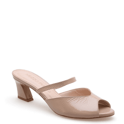 SANDALIA COURO VERNIZ CRINKLE - Mezzo Punto