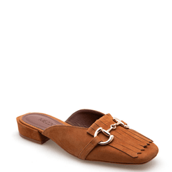 MULE COURO NOBUCK - Mezzo Punto