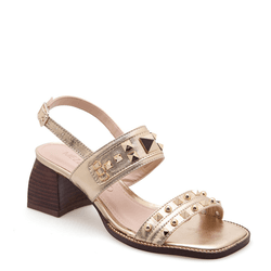 SANDALIA COURO CRISTAL OURO LIGHT - Mezzo Punto