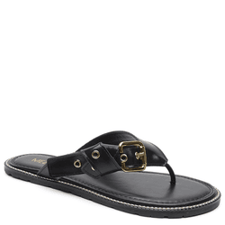 SANDÁLIA RASTEIRA COURO TORINO PRETO - Mezzo Punto