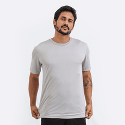 Camiseta Dryfit Masculina - Cinza - TechMalhas