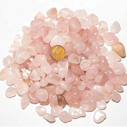 Quartzo Rosa Rolado P - Pacote Atacado 100g - QROS... - LOJA TERAPEUTA LUCIANA SILVEIRA