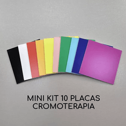 Mini Kit 10 Placas Cromoterapia para Chakras PS PV... - LOJA TERAPEUTA LUCIANA SILVEIRA