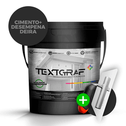 Combo Cimento Queimado Premium - Cinza Elefante + ... - TEXTGRAF