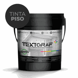 Tinta Piso Premium Chumbo - 3,6 Litros - 003 - TEXTGRAF