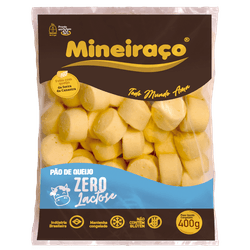 Pão de Queijo Zero Lactose 25G (400G) - Congelado - The Bog Store