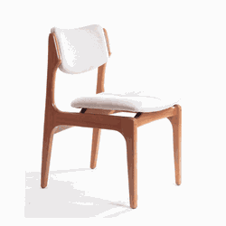 Cadeira de Jantar estofada Pietra - 1.058.002-BR - THOULOUSE 
