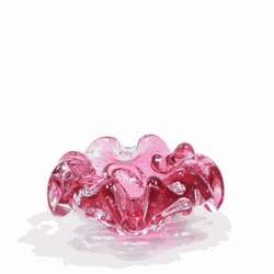 Centro de Mesa Murano Aspente Mini Rose Intense 14cm 