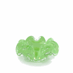 Centro de Mesa Murano Aspente Mini Verde olive 14cm