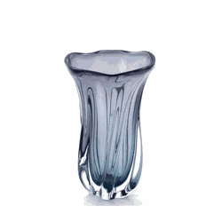 Vaso Murano Téo Azul oxford 40 cm - 6455/ZO - THOULOUSE 