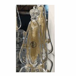 Imagem Santa de Fátima Cristal Murano Ouro 24k 23c... - THOULOUSE 