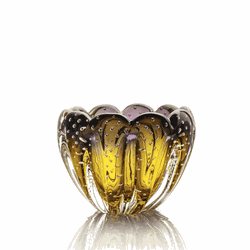 Cachepot Mini de Murano July Lilás Âmbar - 4243/L... - THOULOUSE 