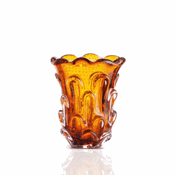 Vaso Cristal Murano Mars Âmbar - 6490/AB - THOULOUSE 