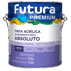 TINTA ACRILICA FOSCO ABSOLUTO BRANCO NEVE PREMIUM ... - TINTAS JD