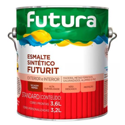 TINTA ESMALTE BRILHANTE MARFIM STANDARD 3,6L FUTUR - TINTAS JD