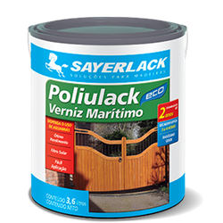 VERNIZ MARÍTIMO POLIULACK ECO ACETINADO 3,6L SAYER... - TINTAS JD